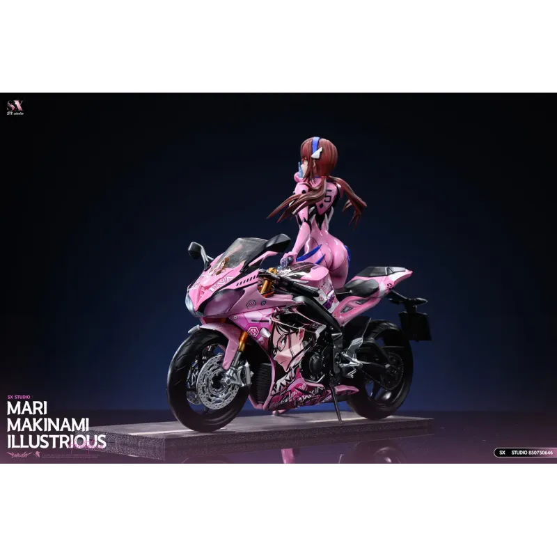 Neon Genesis Evangelion Motorcycle Girl Mari Makinami SX Studio
