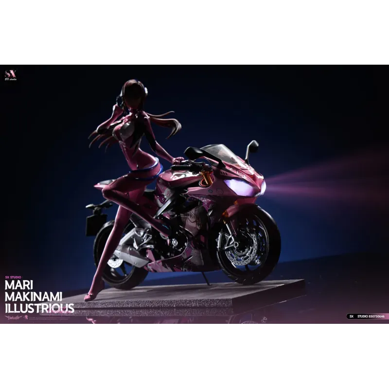 Neon Genesis Evangelion Motorcycle Girl Mari Makinami SX Studio