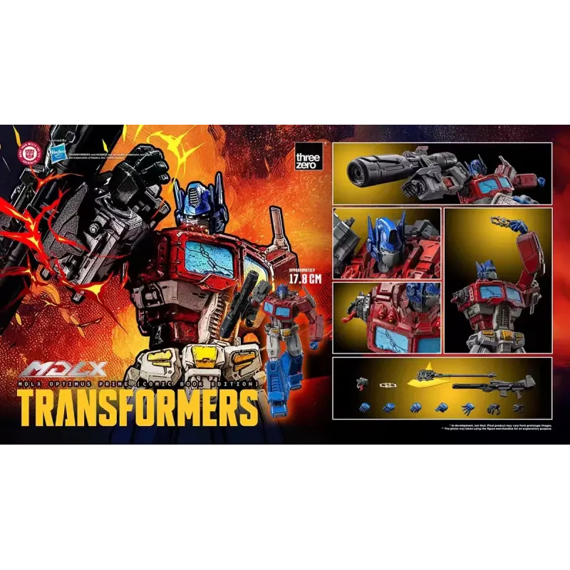 Transformers MDLX Optimus Prime Comic Book Edition Threezero