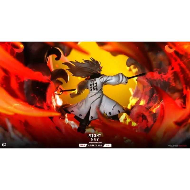 Naruto Shippuden Azure Beast Eight Gates's Might Guy GZ Studio