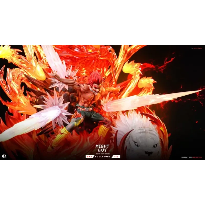 Naruto Shippuden Azure Beast Eight Gates's Might Guy GZ Studio