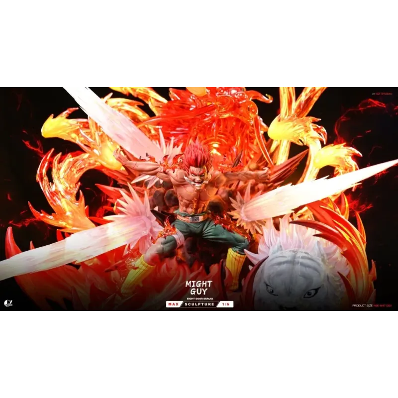 Naruto Shippuden Azure Beast Eight Gates's Might Guy GZ Studio