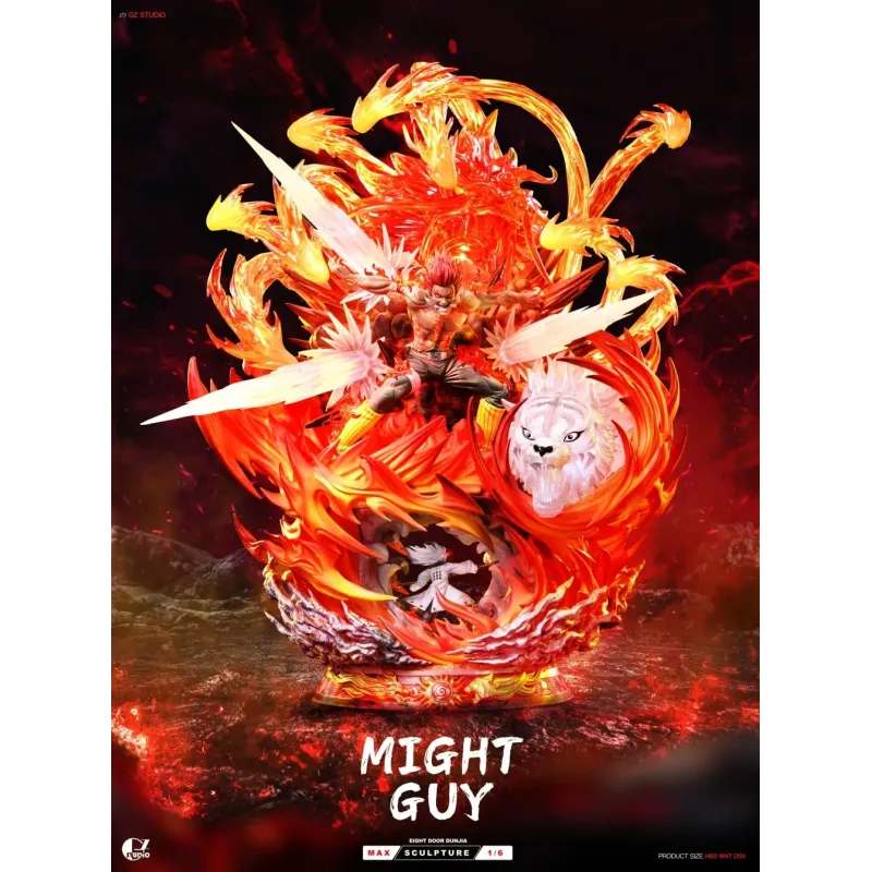 Naruto Shippuden Azure Beast Eight Gates's Might Guy GZ Studio
