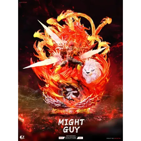 Naruto Shippuden Azure Beast Eight Gates's Might Guy GZ Studio