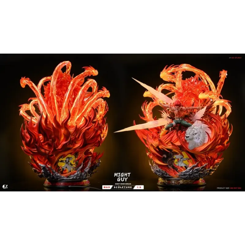 Naruto Shippuden Azure Beast Eight Gates's Might Guy GZ Studio