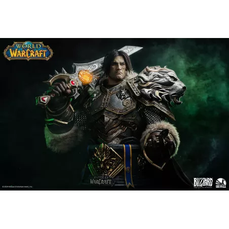 World of Warcraft Varian Wrynn Bust Infinity Studio