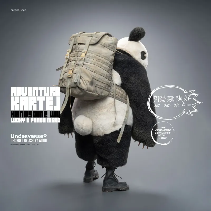 Original Character Adventure Kartel Panda Handsome Wu UNDERVERSE