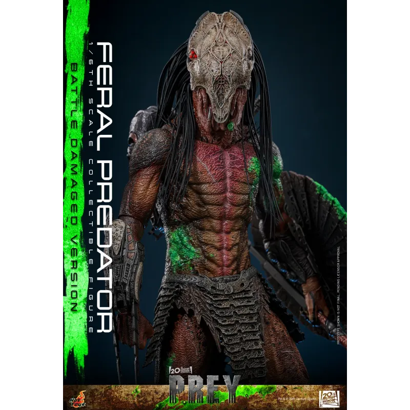 Predator Prey Feral Predator (Battle Damaged Version) Hot Toys
