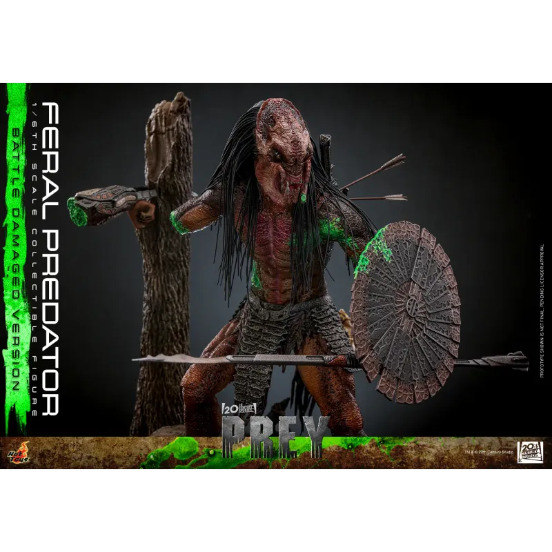 Predator Prey Feral Predator (Battle Damaged Version) Hot Toys