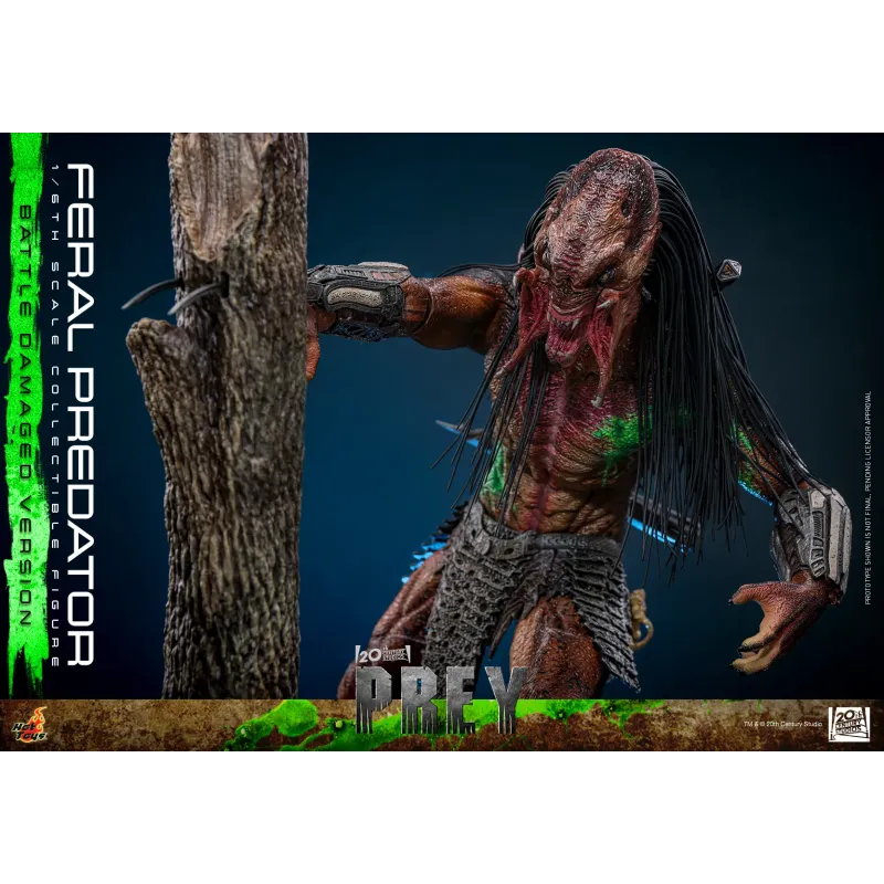 Predator Prey Feral Predator (Battle Damaged Version) Hot Toys