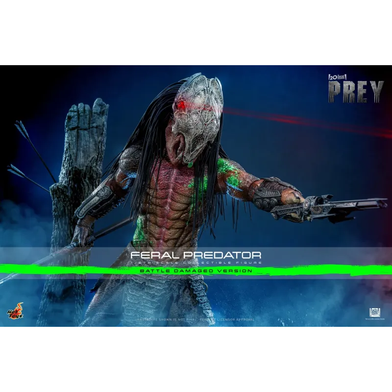 Predator Prey Feral Predator (Battle Damaged Version) Hot Toys