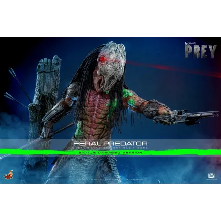 Predator Prey Feral Predator (Battle Damaged Version) Hot Toys