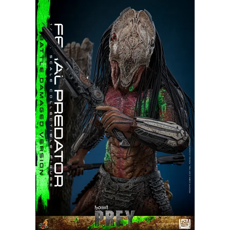 Predator Prey Feral Predator (Battle Damaged Version) Hot Toys