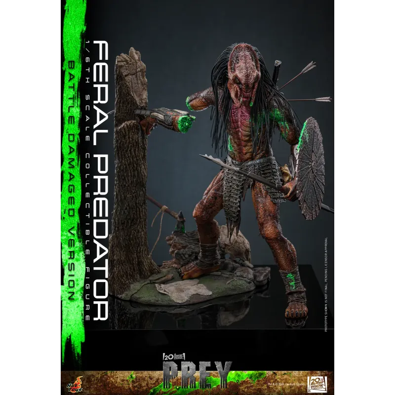 Predator Prey Feral Predator (Battle Damaged Version) Hot Toys
