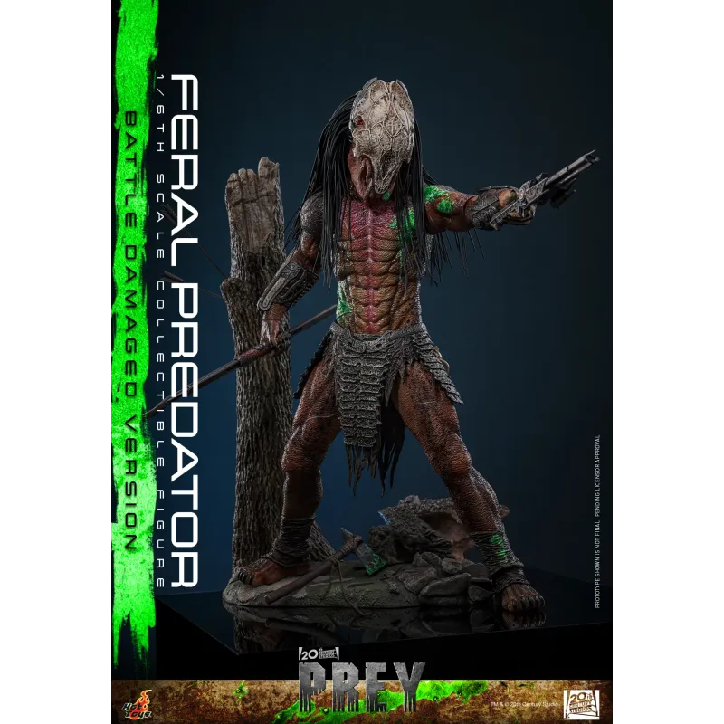 Predator Prey Feral Predator (Battle Damaged Version) Hot Toys