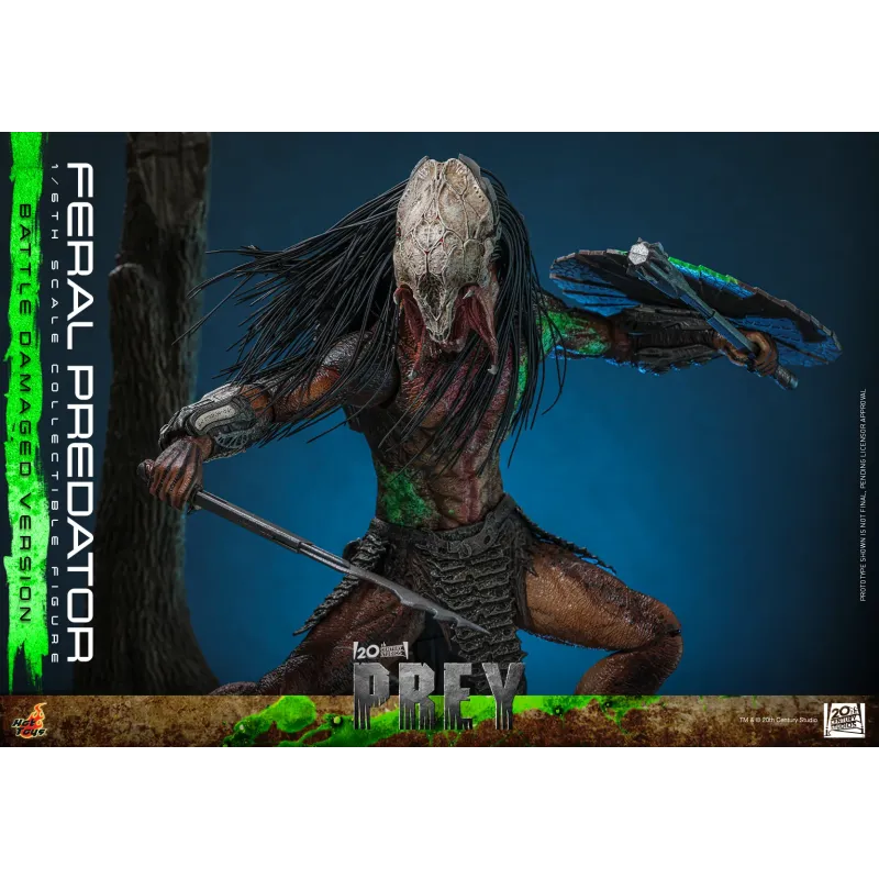 Predator Prey Feral Predator (Battle Damaged Version) Hot Toys