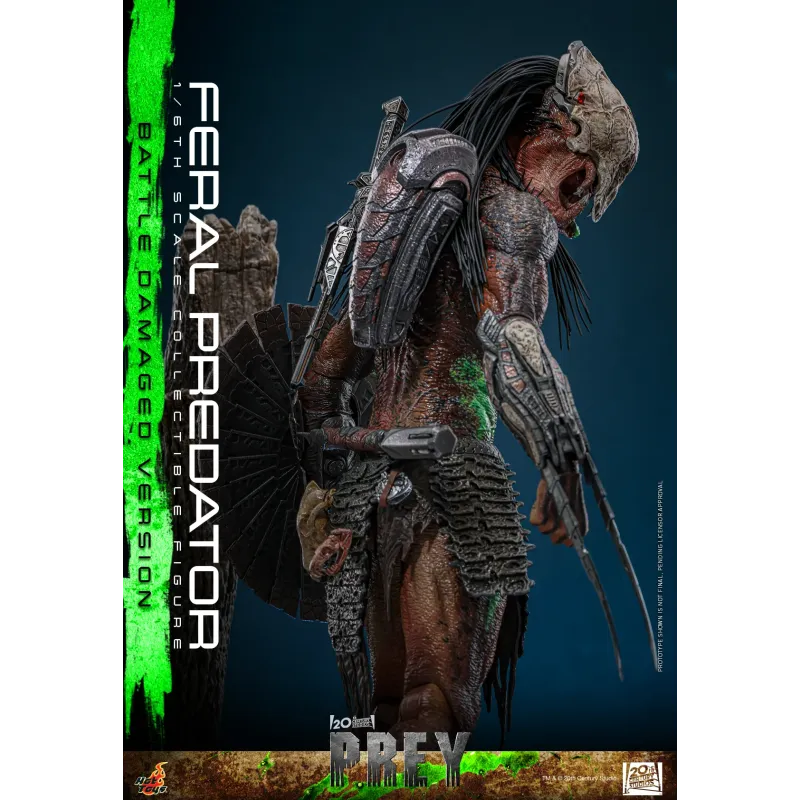 Predator Prey Feral Predator (Battle Damaged Version) Hot Toys