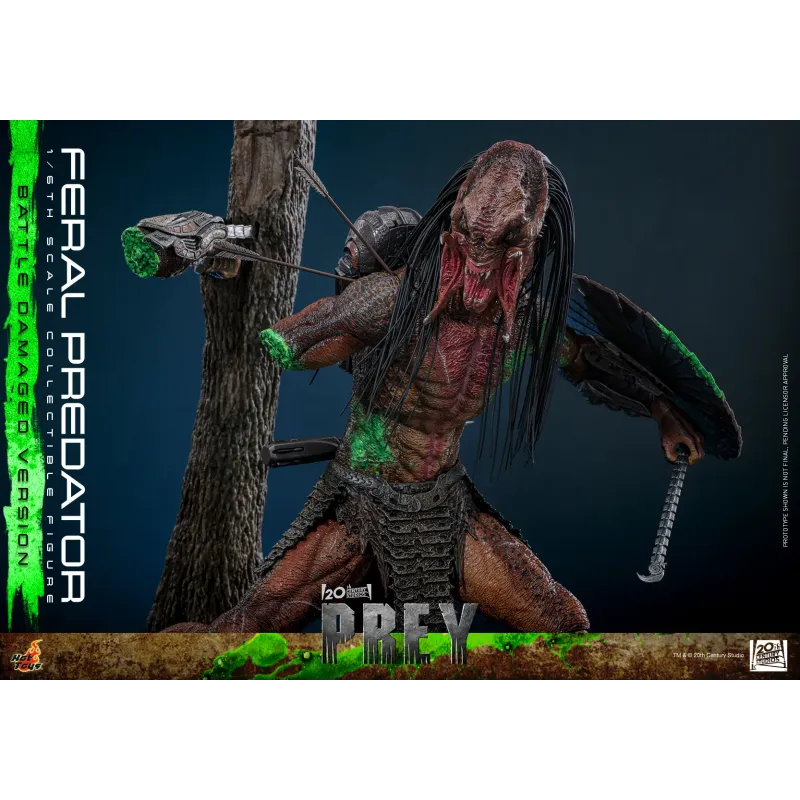 Predator Prey Feral Predator (Battle Damaged Version) Hot Toys