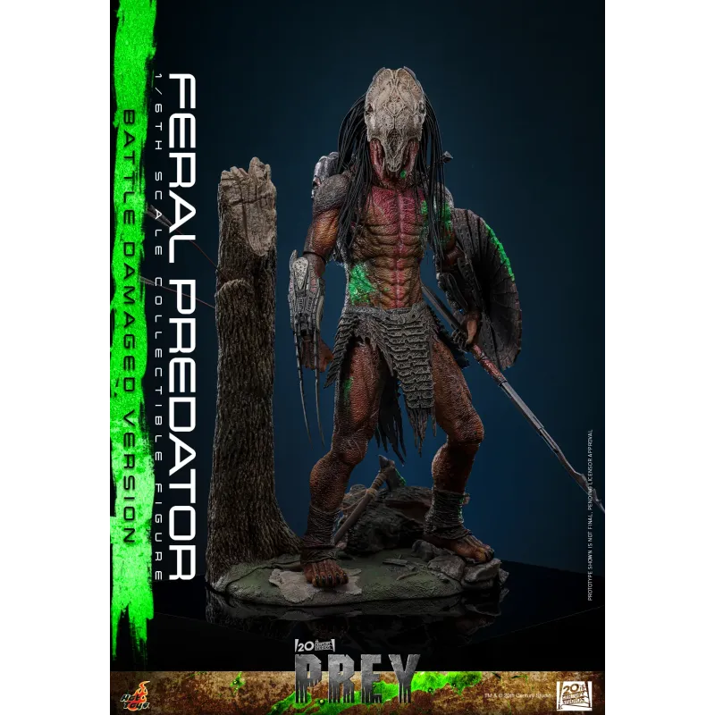 Predator Prey Feral Predator (Battle Damaged Version) Hot Toys