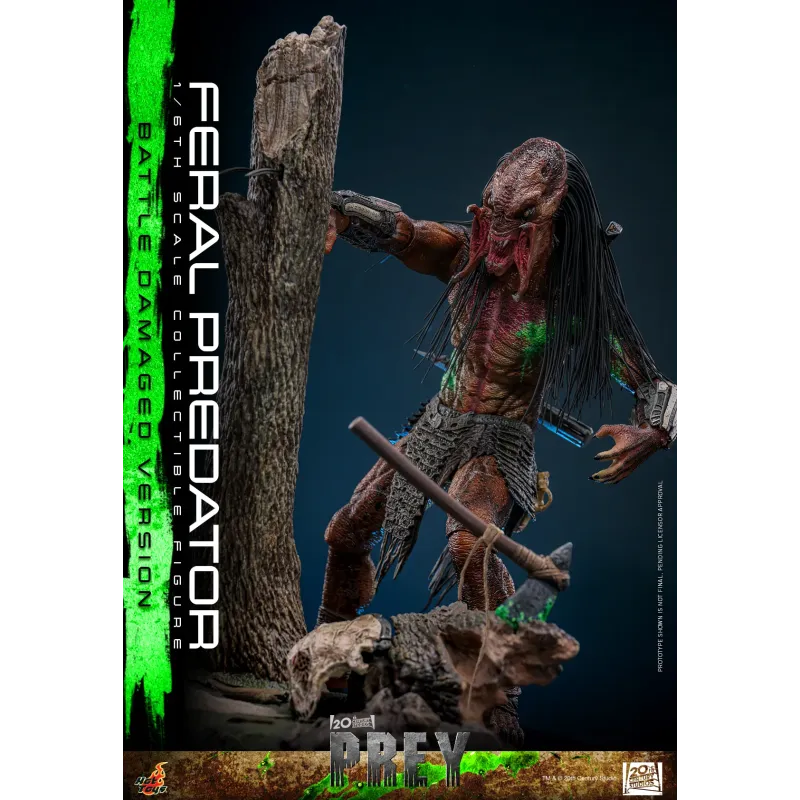 Predator Prey Feral Predator (Battle Damaged Version) Hot Toys