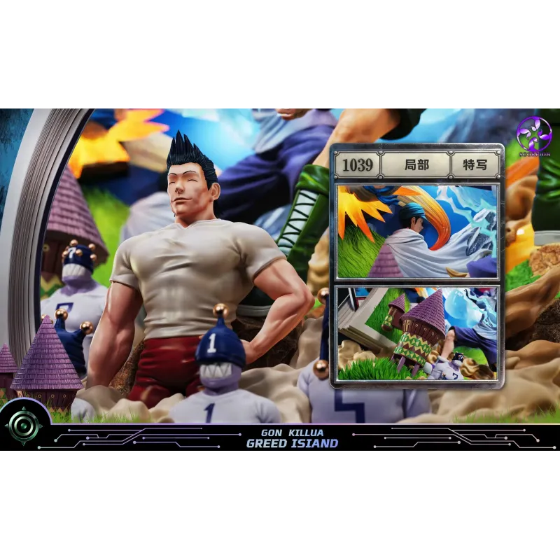 Hunter x Hunter Greed Island Arc Diorama Scorpion Studio