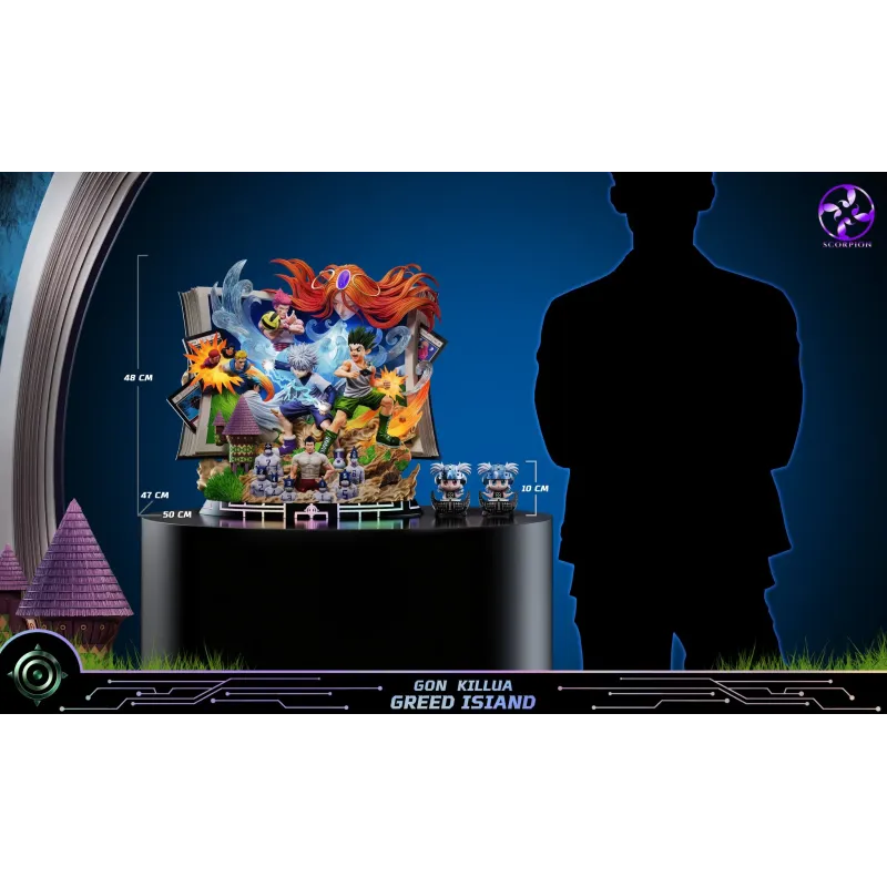 Hunter x Hunter Greed Island Arc Diorama Scorpion Studio