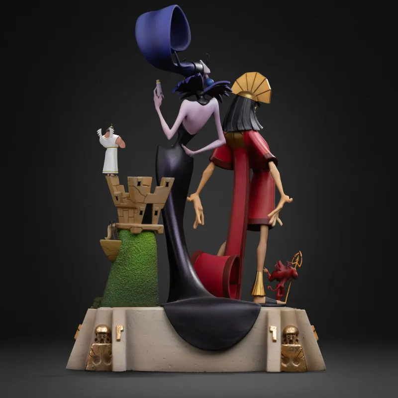 Disney El emperador y sus locuras Kuzko & Yzma Iron Studios