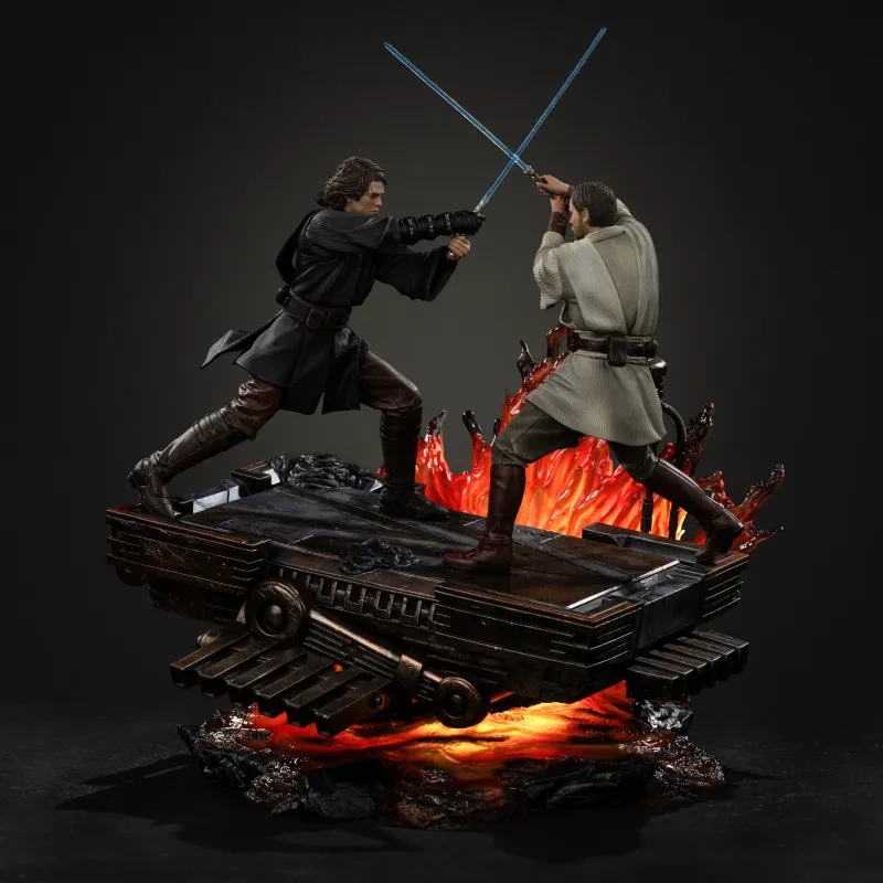 Star Wars Anakin vs. Obi Wan Iron Studios