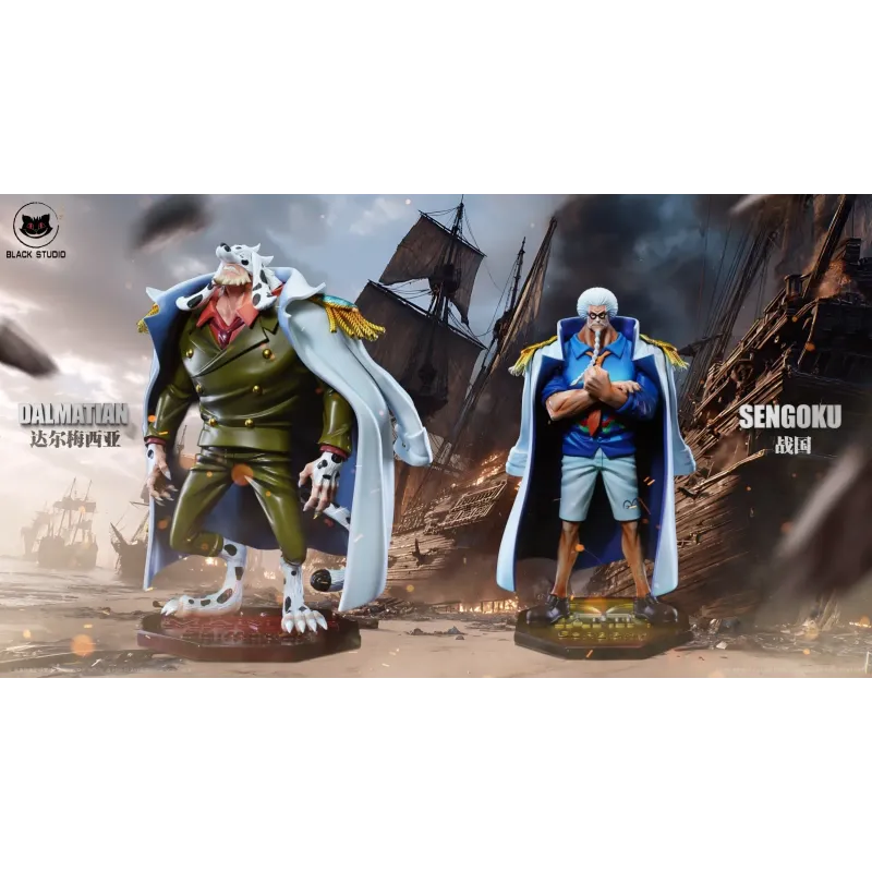 One Piece Dalmatian & Sengoku V2 Black Studio