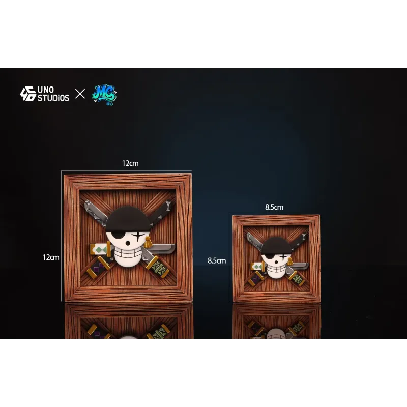 One Piece Logo Wooden Crate Straw Hat Pirates UNO Studio