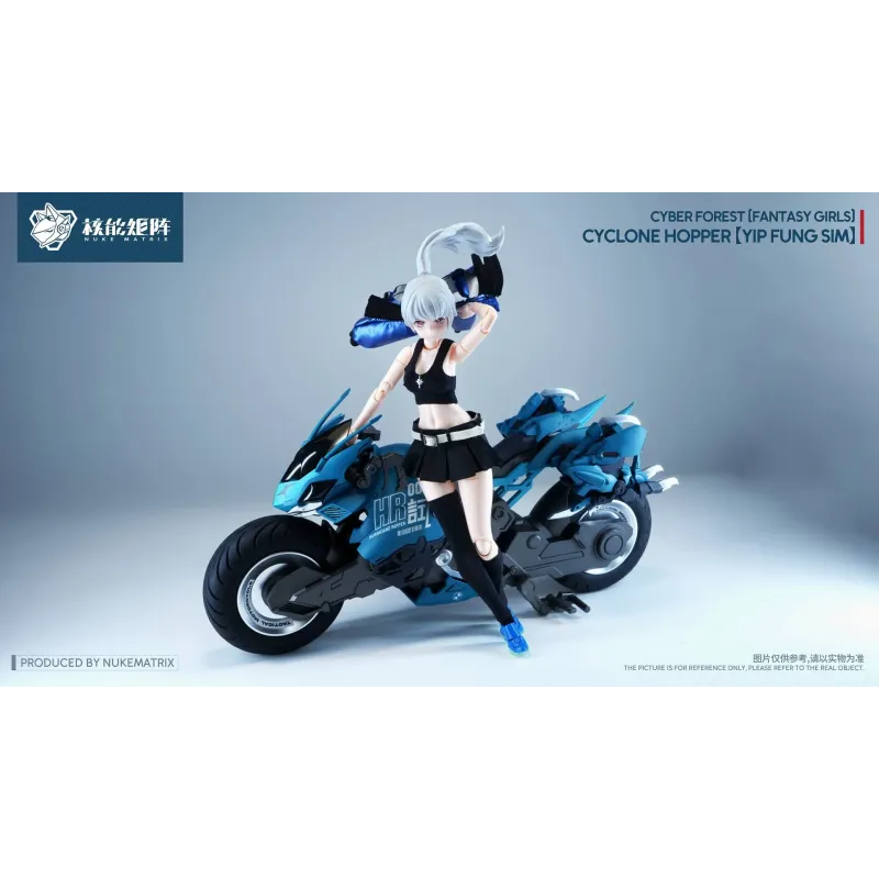 Original Character CYBER FOREST FANTASY GIRLS CYCLONE HOPPER YIP FUNG SIM NUKE MATRIX