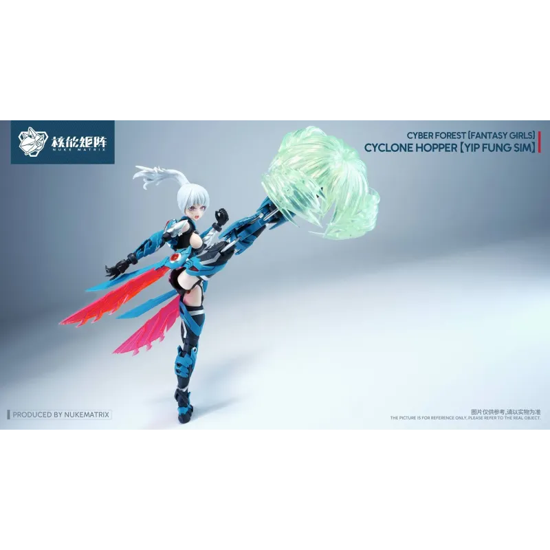 Original Character CYBER FOREST FANTASY GIRLS CYCLONE HOPPER YIP FUNG SIM NUKE MATRIX