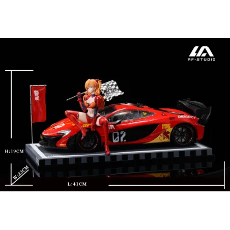 Neon Genesis Evangelion Asuka Langley McLaren Sports Car AF Studio