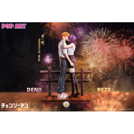 Chainsaw Man Denji & Reze sweet kiss POP.ART Studio