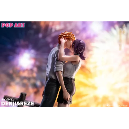 Chainsaw Man Denji & Reze sweet kiss POP.ART Studio