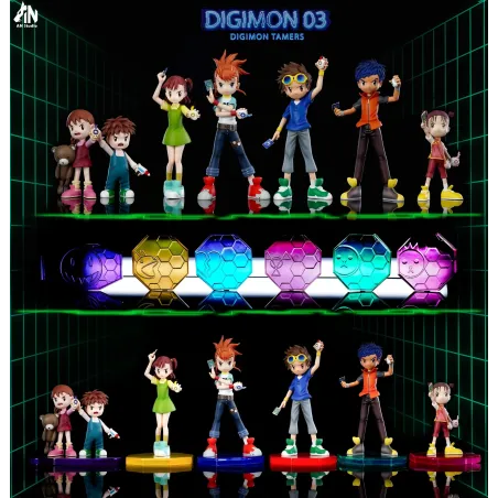 Digimon Digimon Tamers The Seven Main Characters AN Studio