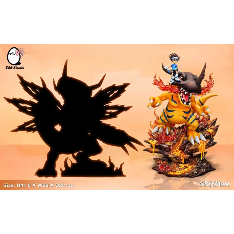Digimon Tai & Greymon EGG Studio
