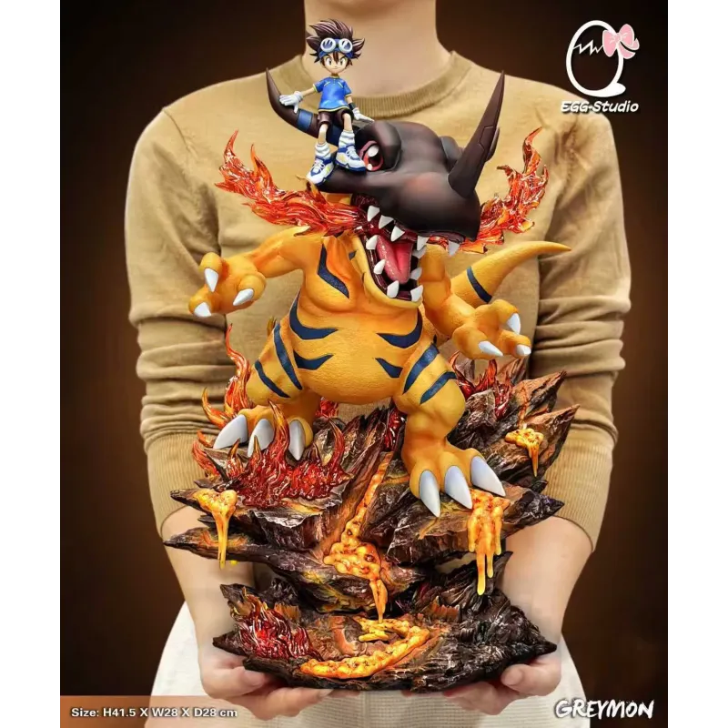 Digimon Tai & Greymon EGG Studio