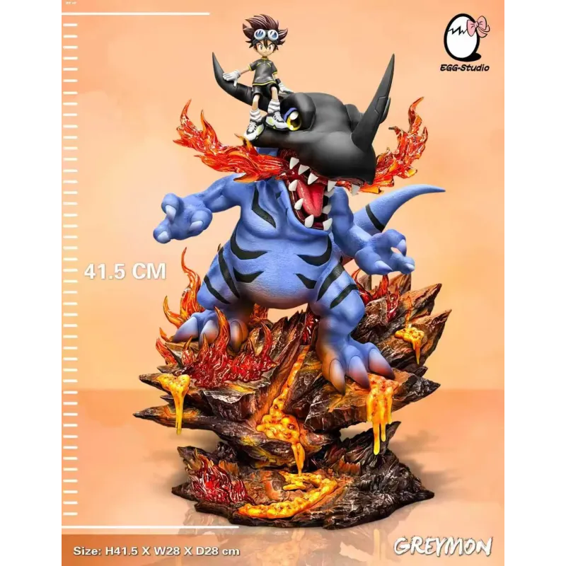 Digimon Tai & Greymon EGG Studio