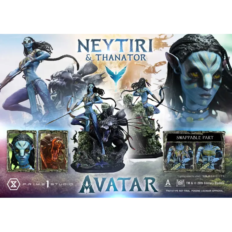 Avatar Neytiri & Thanator Prime 1 Studio