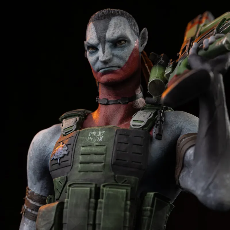 Avatar 3 Fire and Ash Miles Quaritch Iron Studios