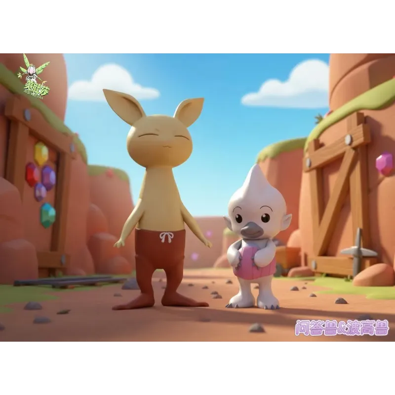 Digimon Bokomon & Neamon Mei Du Sha Studio