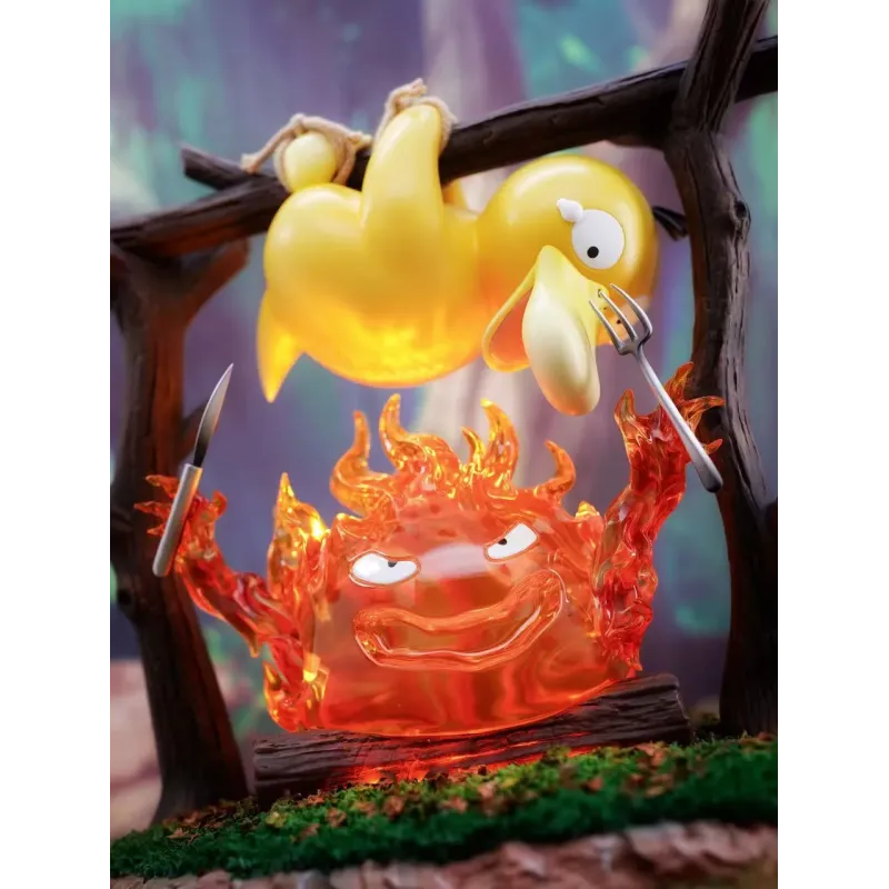Pokemon Psyduck & Calcifer Lucky Studio & LongMiao Studio