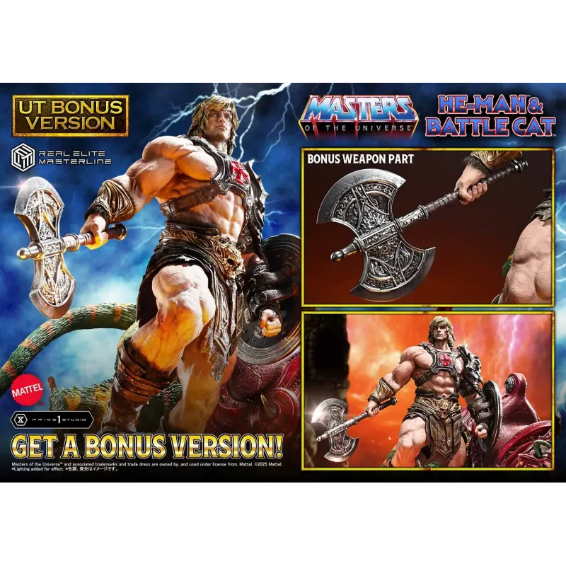 Masters of the Universe He-Man & Battle Cat Prime 1 Studio