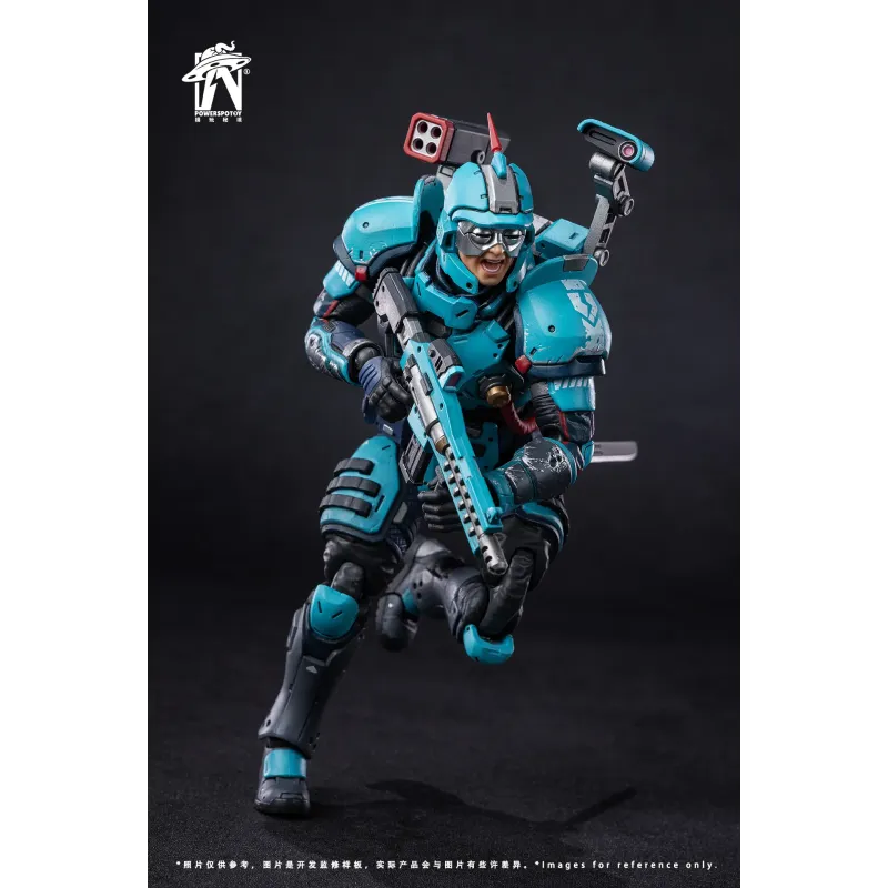 Original Character Xpedion Alien Combat Zone Silver Lightning Special Forces Tactical Soldier Powerspotoy