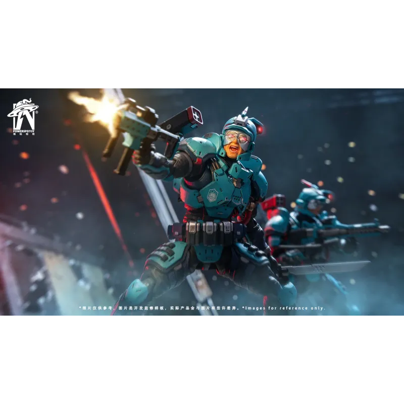 Original Character Xpedion Alien Combat Zone Silver Lightning Special Forces Tactical Soldier Powerspotoy