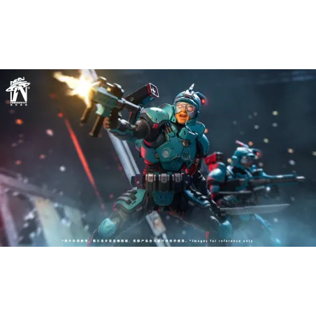 Original Character Xpedion Alien Combat Zone Silver Lightning Special Forces Tactical Soldier Powerspotoy