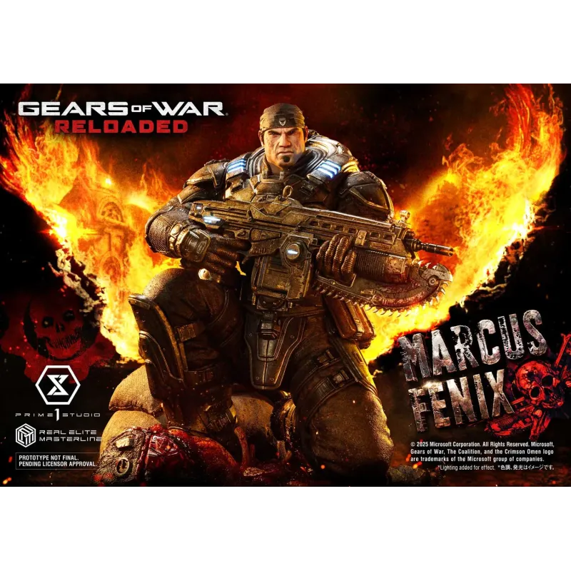 Gears of War Marcus Fenix Prime 1 Studio