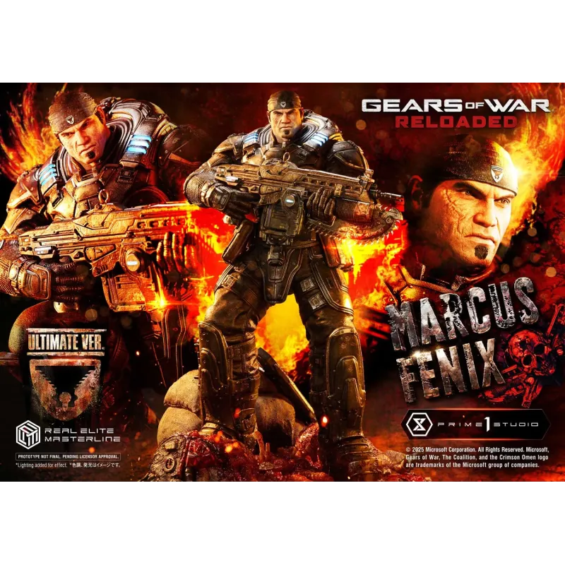 Gears of War Marcus Fenix Prime 1 Studio