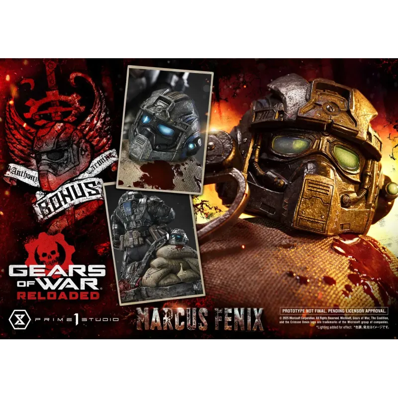 Gears of War Marcus Fenix Prime 1 Studio